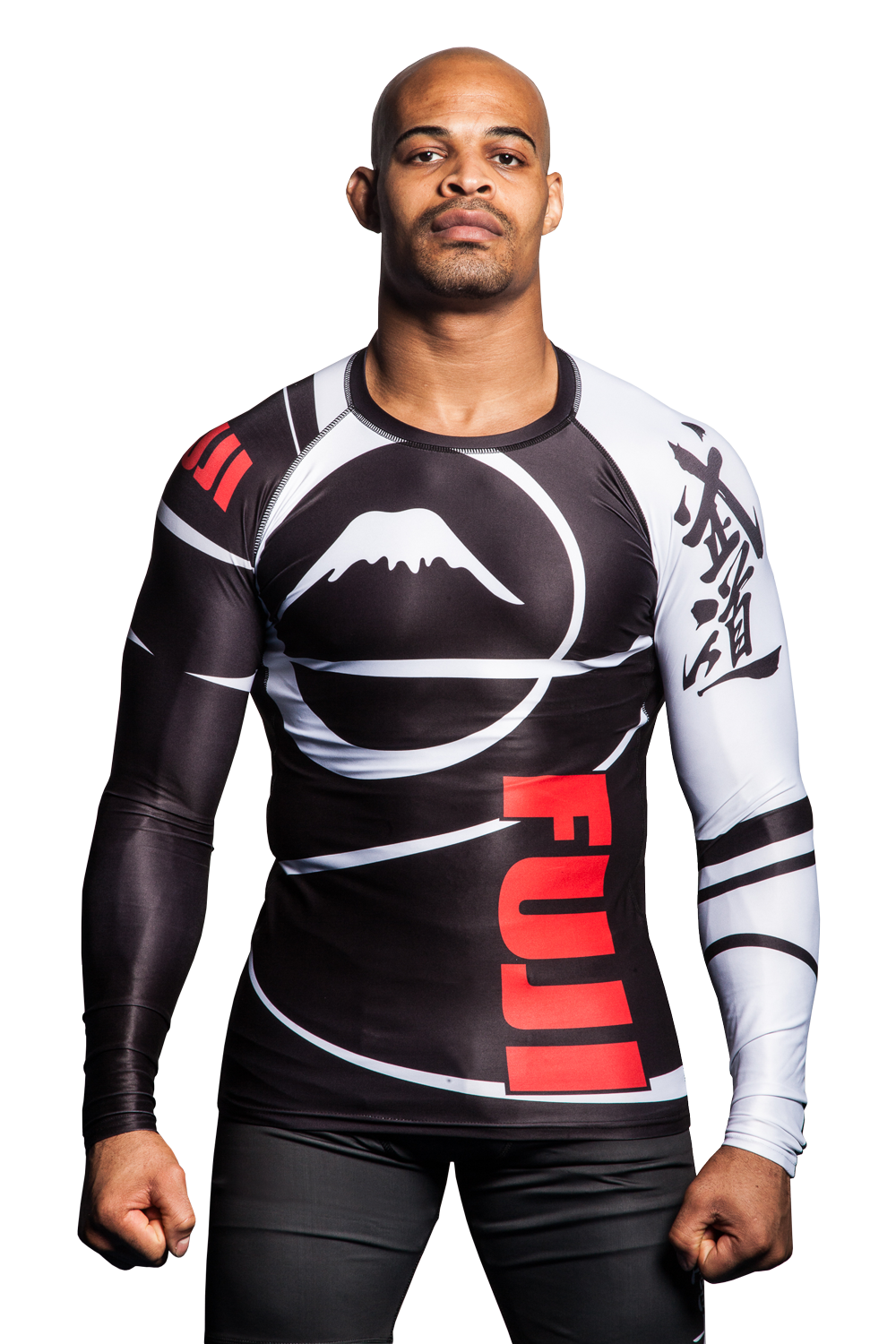 Rashguard Fuji Sports Freestyle IBJJF Ranked Manches Longues - Noir