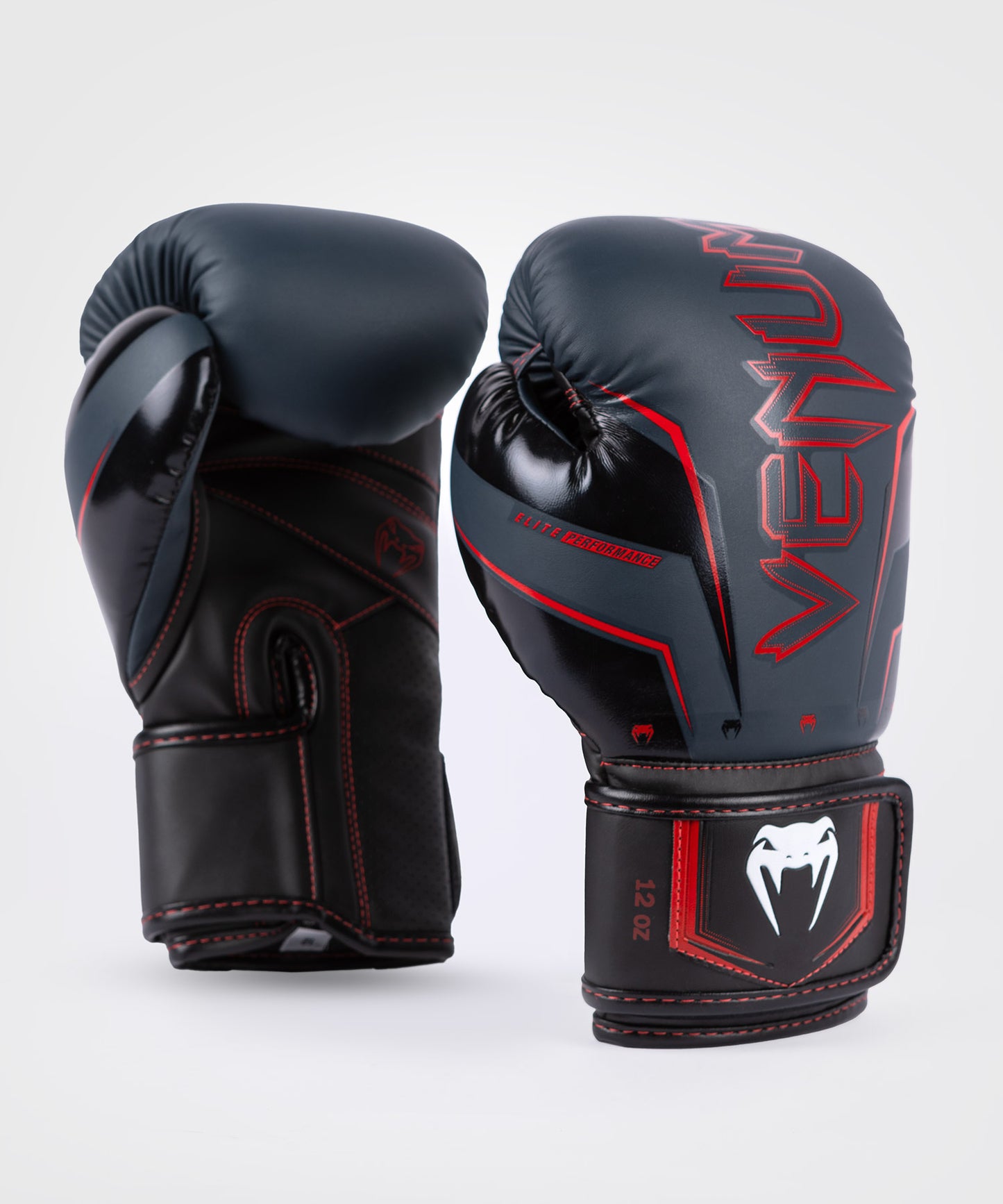 Gants de Boxe Venum Elite Evo - Bleu Marine/Noir/Rouge