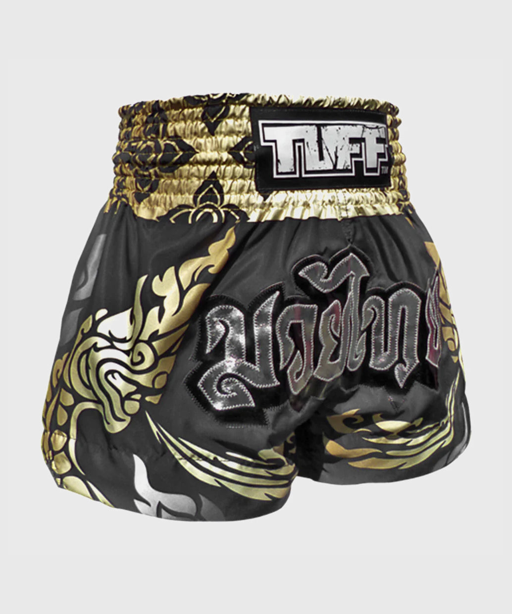 Short de Muay Thai Tuff The King Of Naga Black - Noir/Or