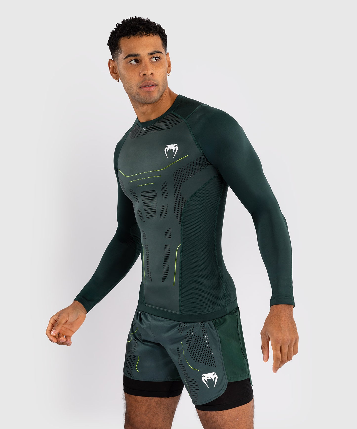 Rashguard Venum Technical 3.0 - Vert Forêt