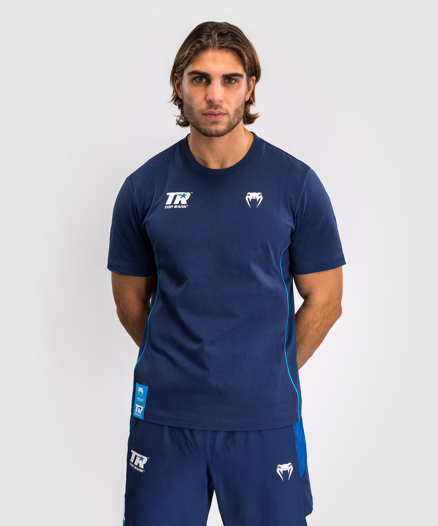Venum x Top Rank Original Camiseta para Hombre - Azul Marino