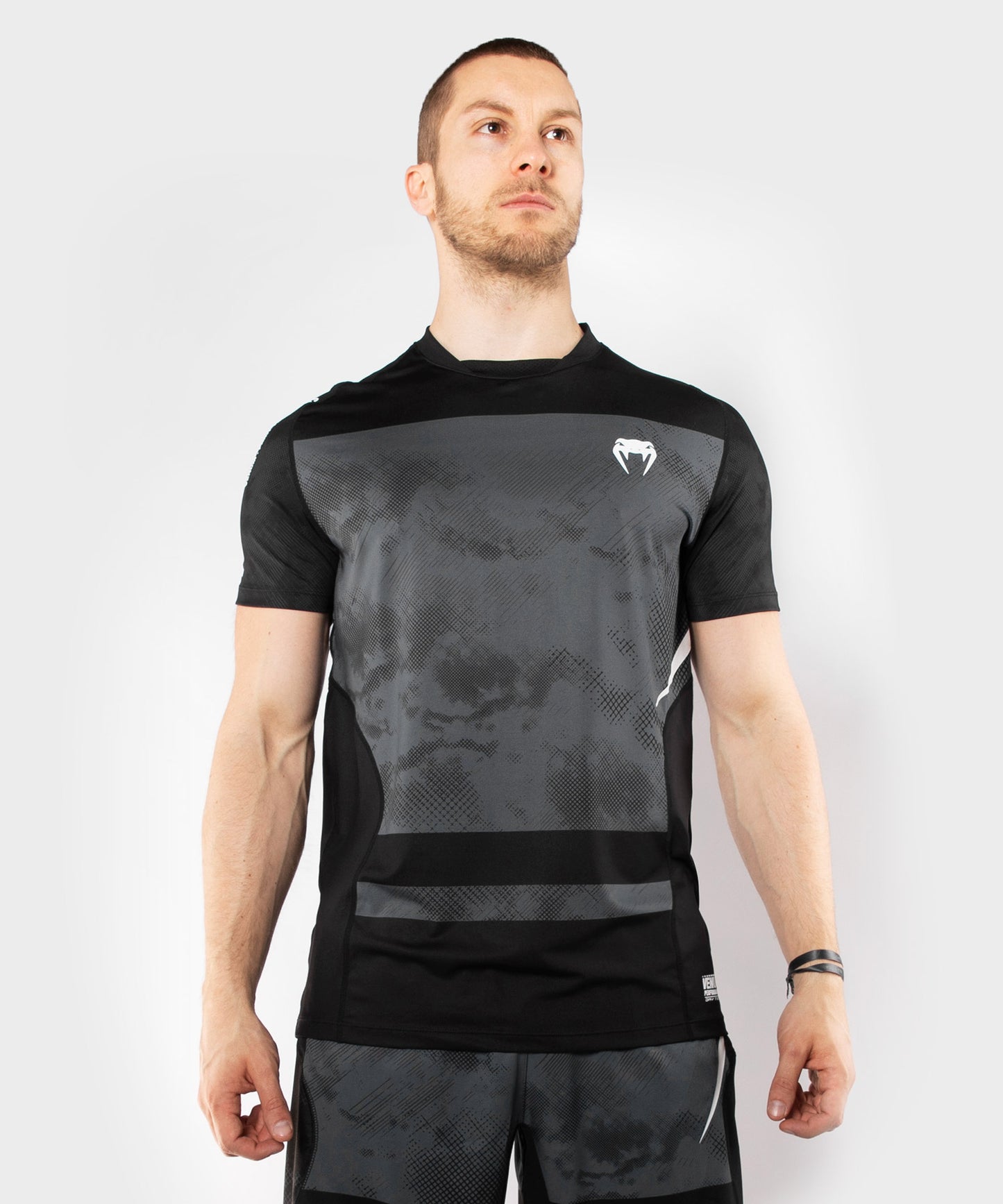 Camiseta Venum Sky247 Dry Tech - Negro/Gris