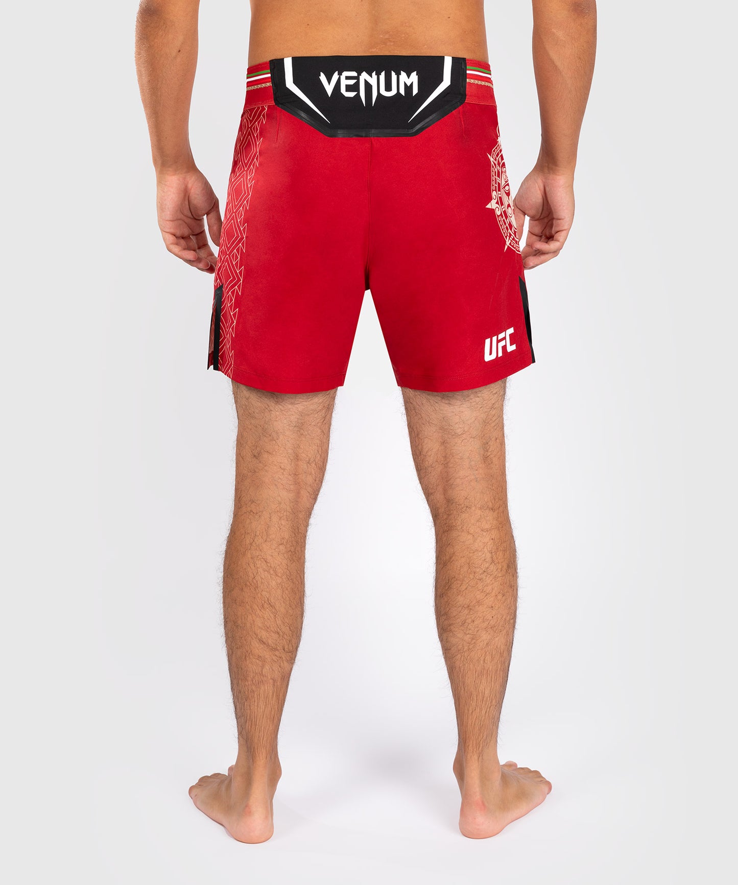 Noche UFC by Venum Authentic Fight Night Short de Combat pour homme - Coupe Courte- Rouge