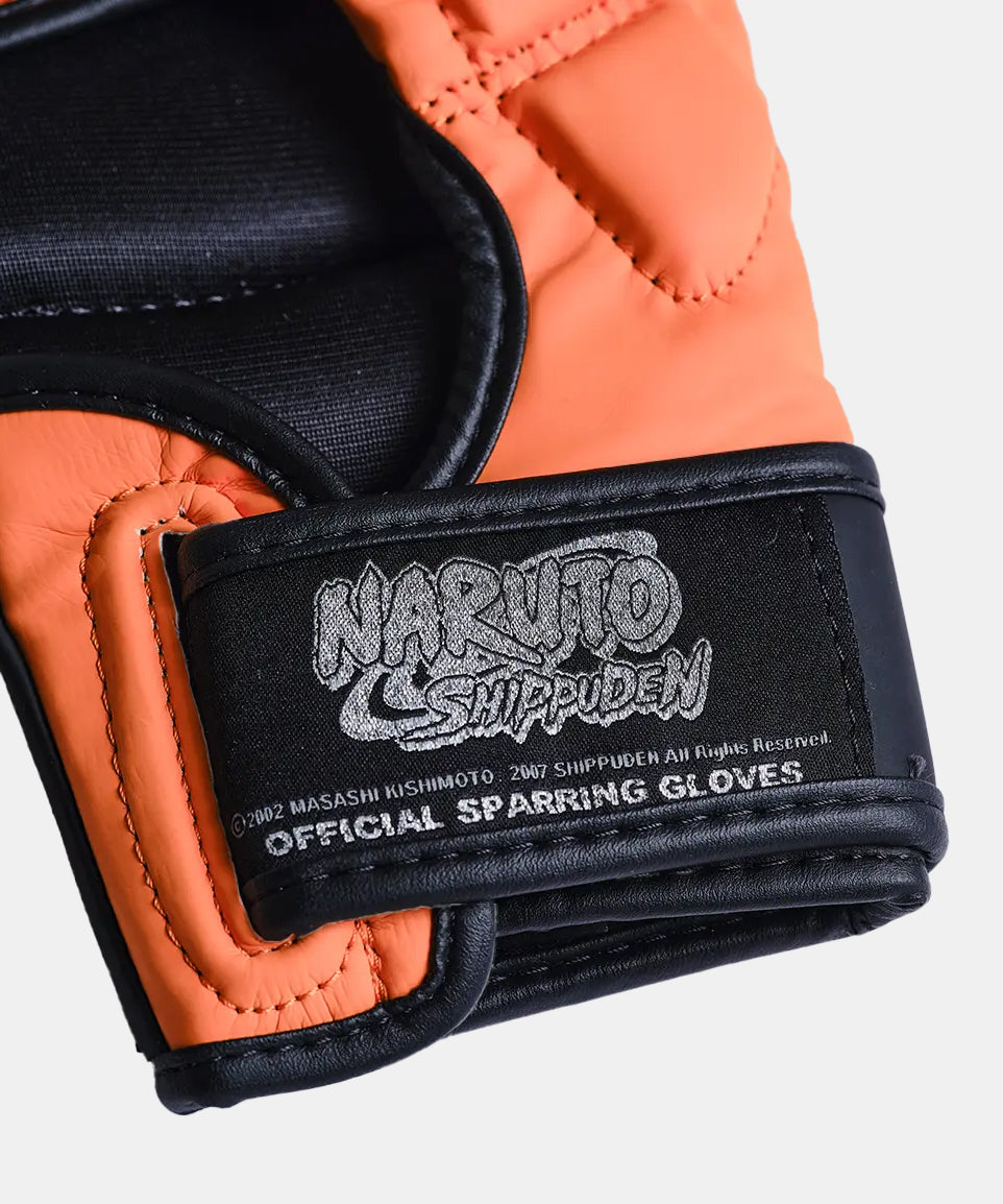 Elion x Naruto Naruto MMA Sparring Gloves - Black/Orange