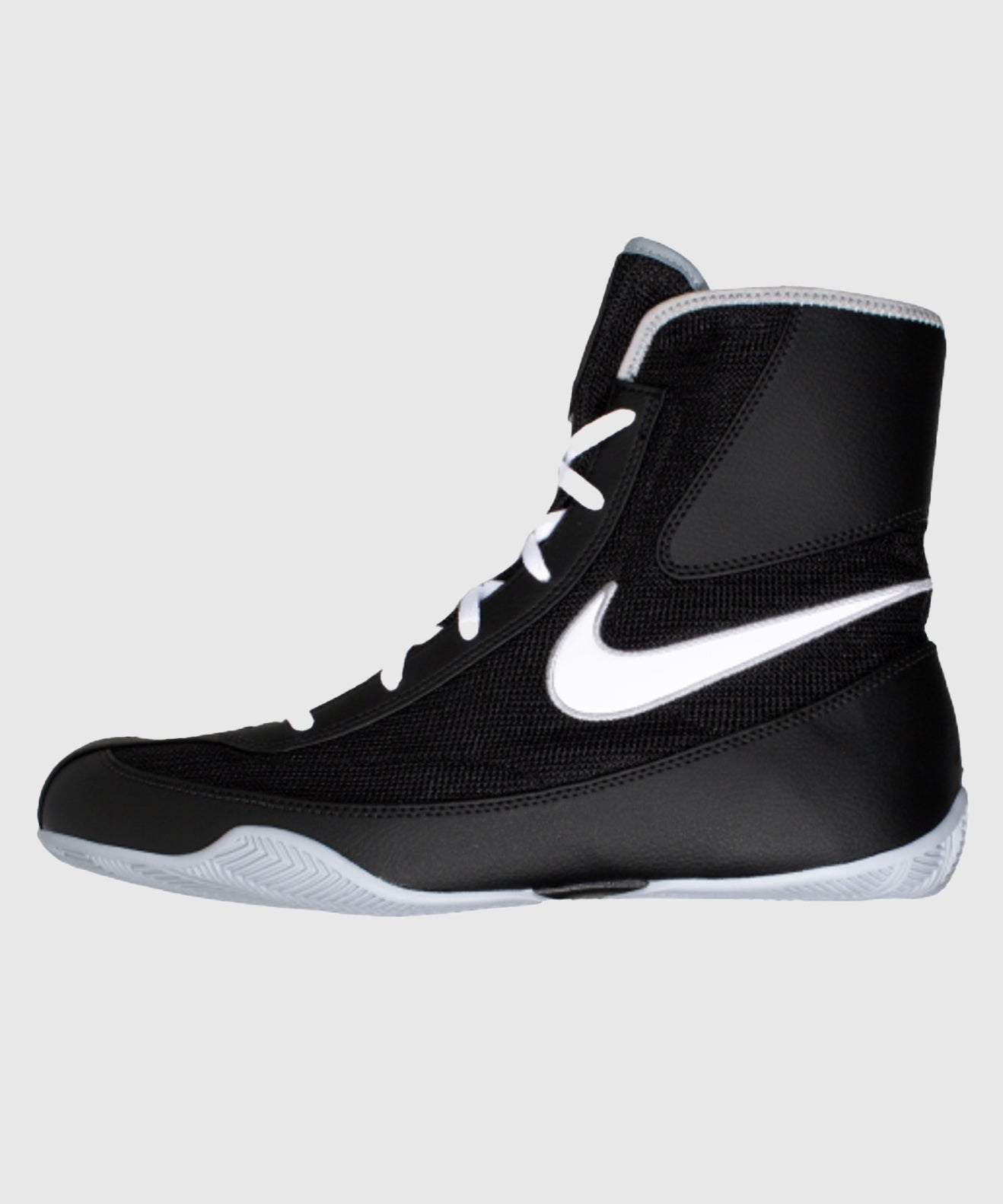Nike Machomai 2 Mid-High Boxing Shoes - Black/White/Grey