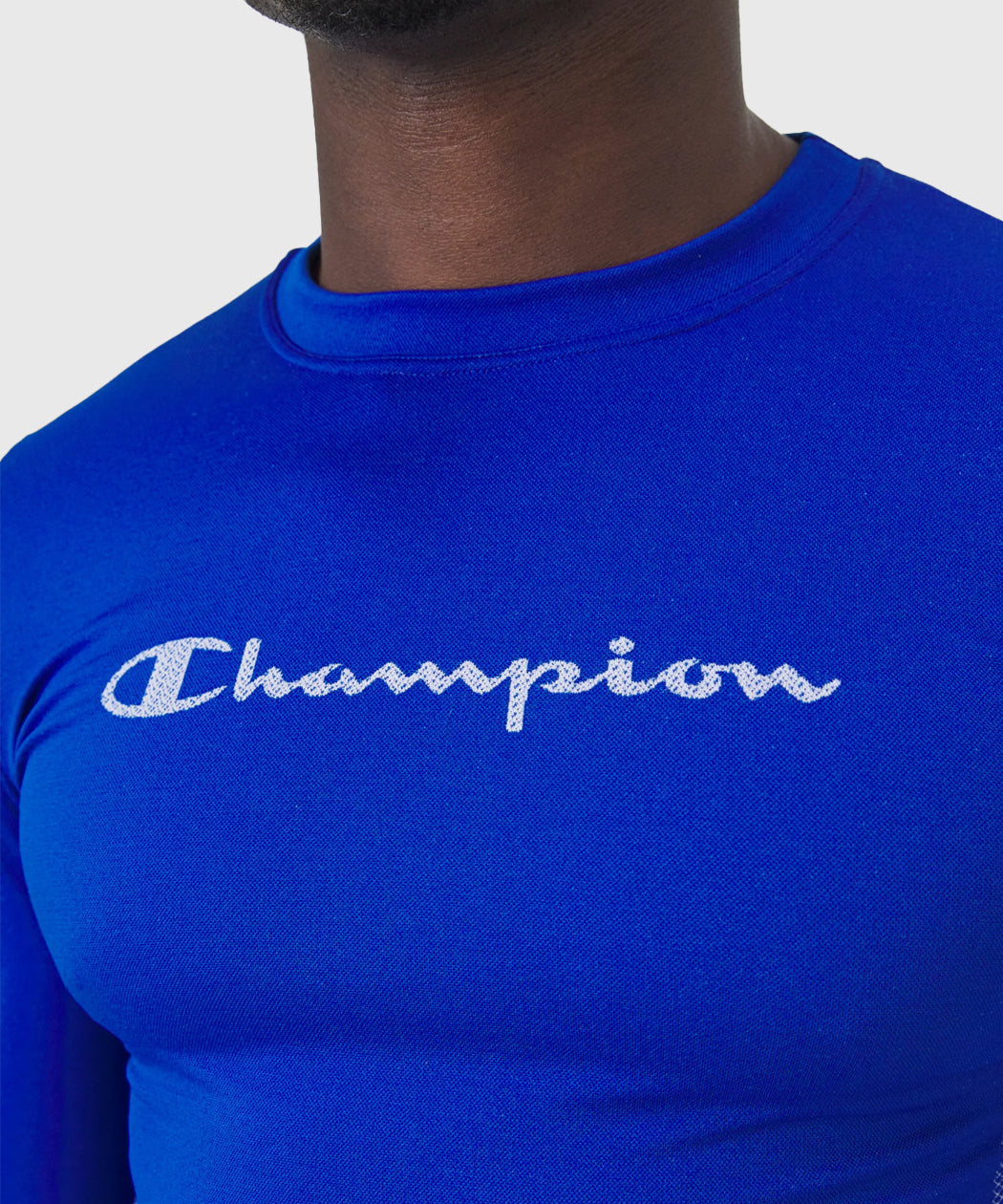 Champion Seamless Compression T-Shirt – Blau
