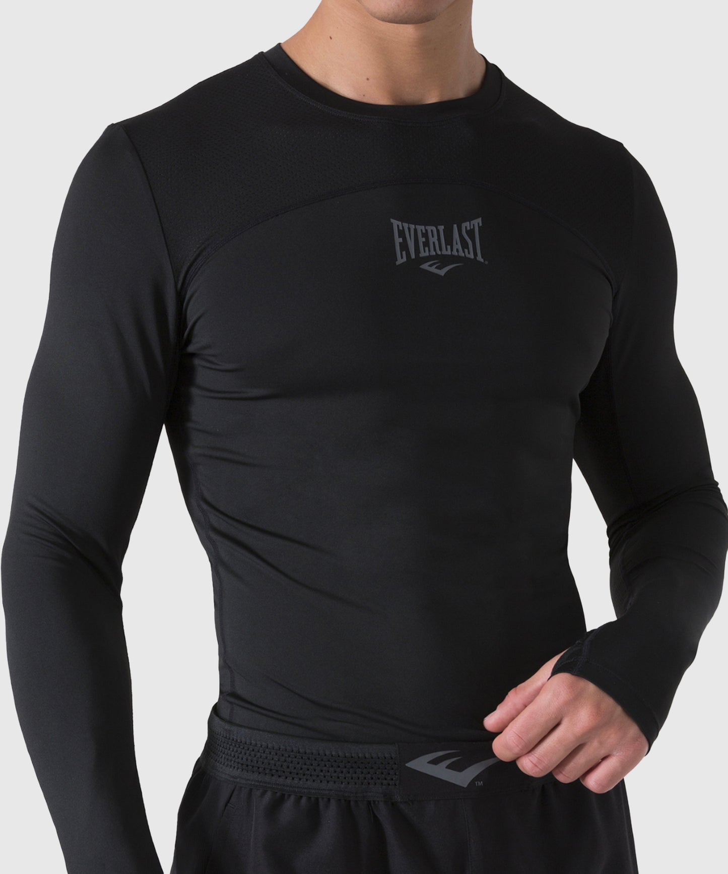 Everlast Long Sleeve Compression T-shirt - Black
