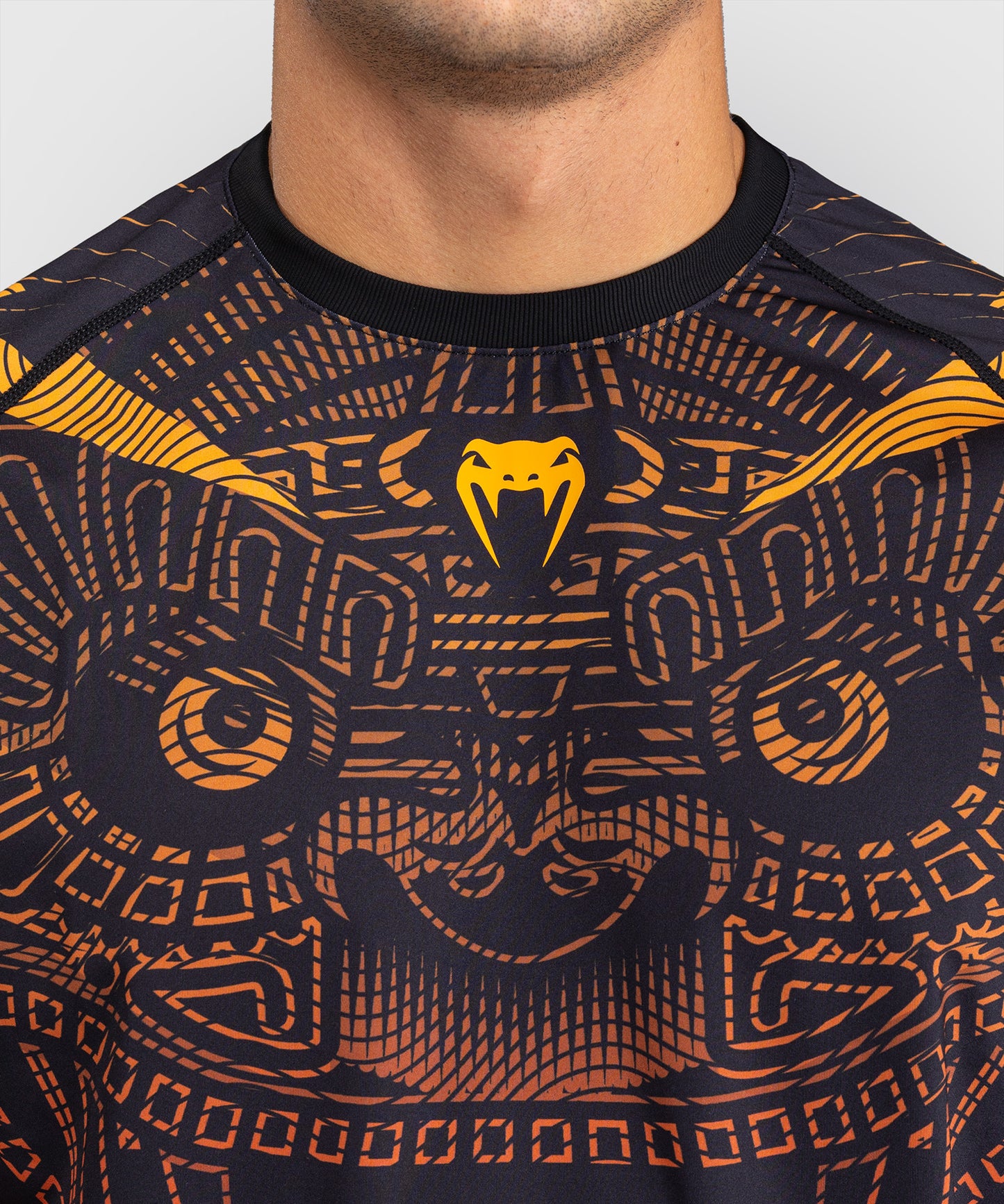Venum Quetzal Fury Dry-Tech T-Shirt - Schwarz/Fury Rot/Tangerine