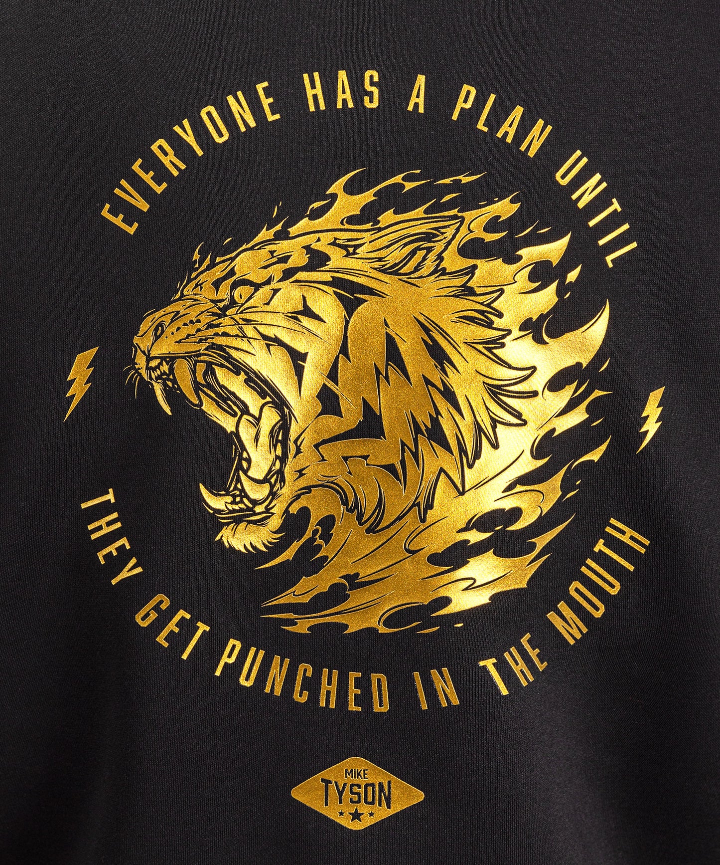 Venum x Mike Tyson Tiger Sudadera con Capucha Tiger - Negro/Oro