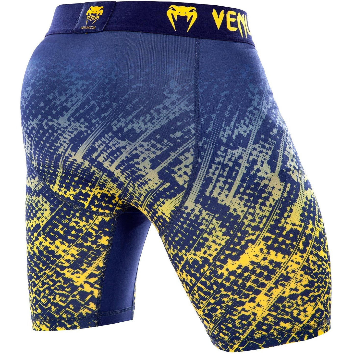 Venum Tropical Compression Shorts - Blue/Yellow