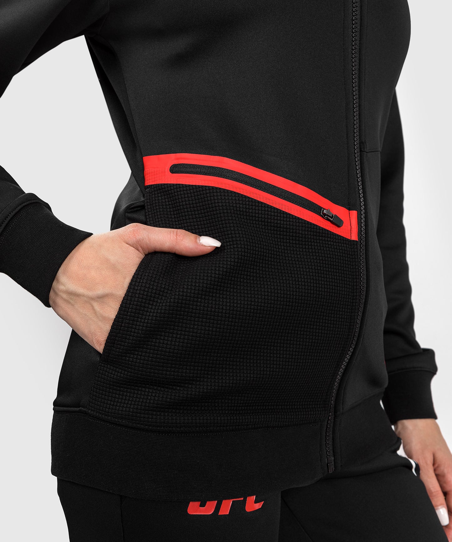 UFC Adrenaline by Venum Fight Week Women’s Zip Hoodie - Black