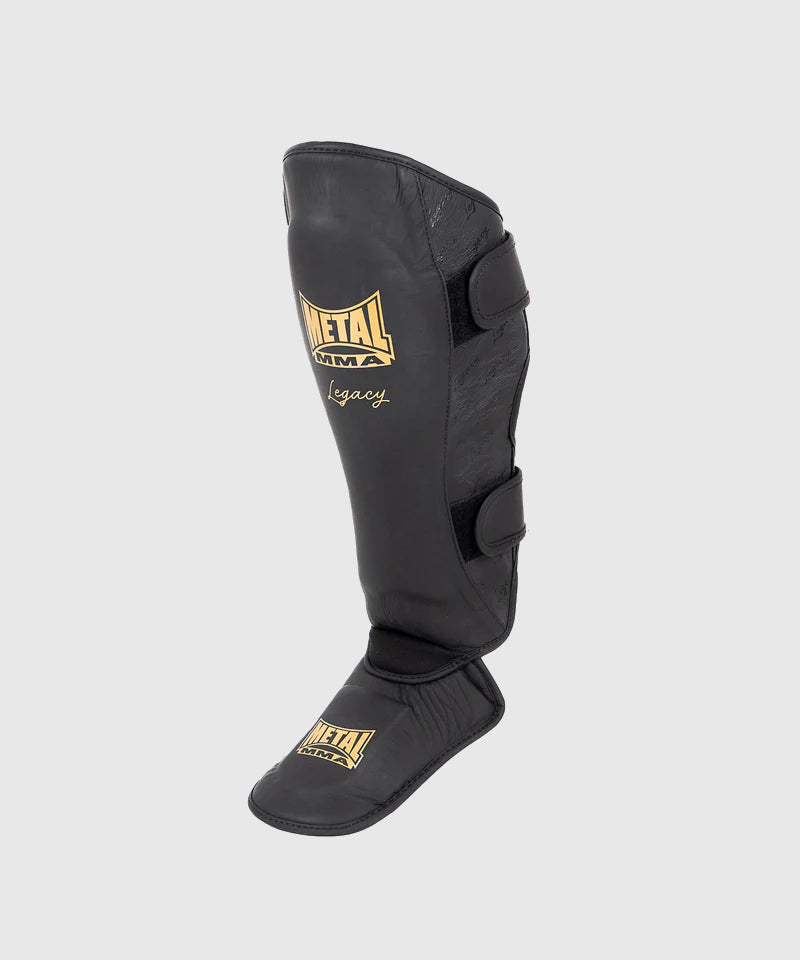 Metal Boxe Legacy Shin Guards - Black