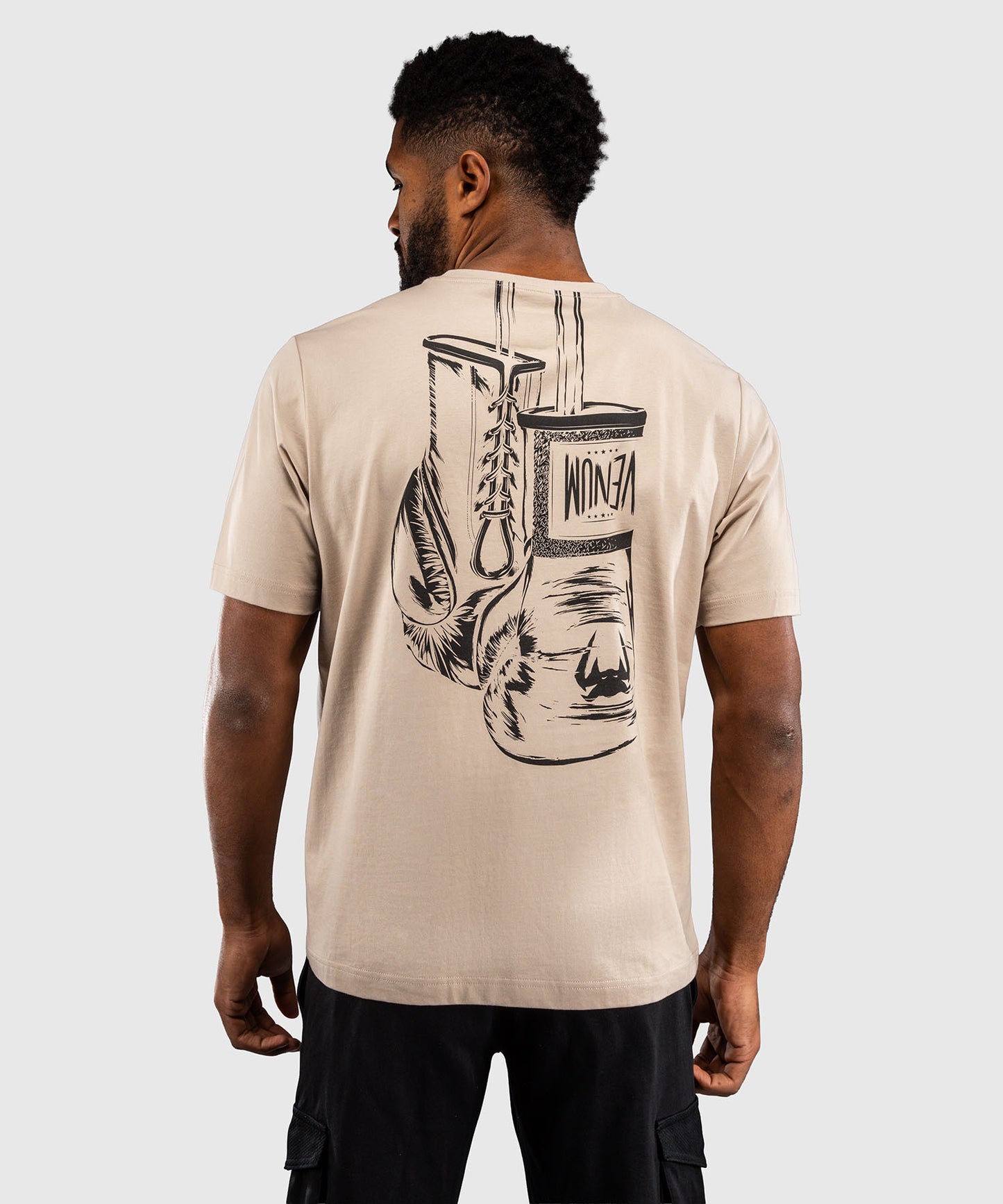 Venum Fight Icon Cotton T-Shirt - Beige