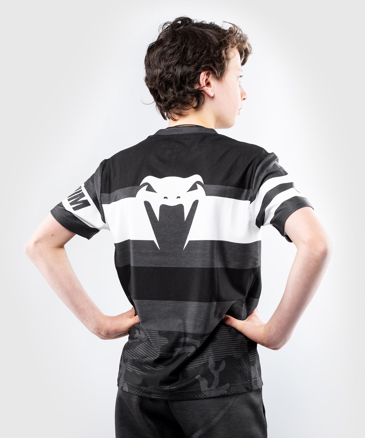 Venum Bandit Dry Tech T-shirt - for kids – Black/Grey