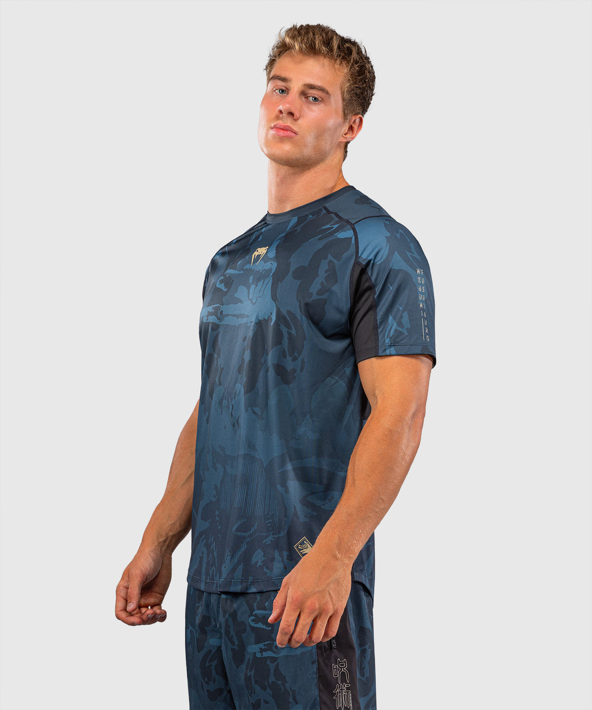 Jujutsu Kaisen x Venum Fushiguro Dry-Tech-T-Shirt – Ozeanblau