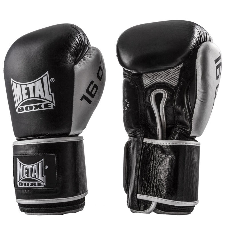 Gants de Boxe Super Sparring Metal Boxe - Noir/Gris