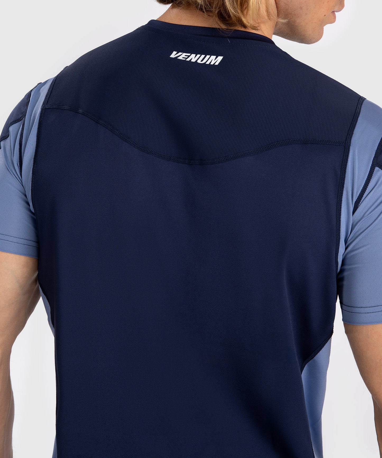 T-shirt Dry-Tech pour Hommes Venum Tempest - Bleu Marine/Bleu