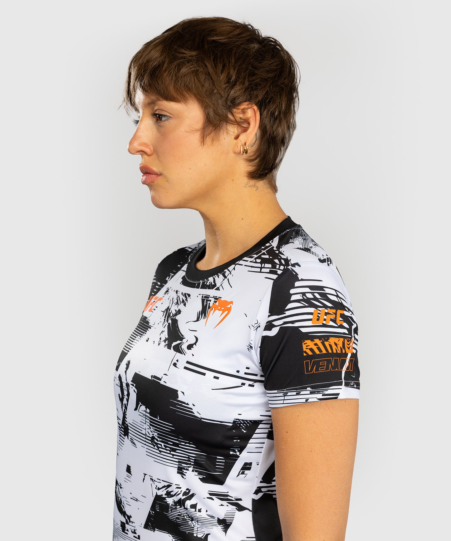 T-shirt manches courtes Performance Femme UFC Zenith by Venum Authentic Fight Week - Blanc
