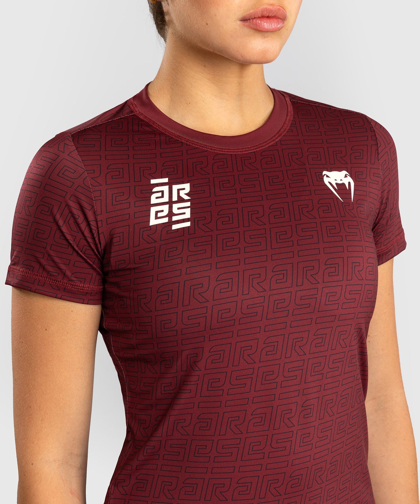 Venum x Ares Maglietta Donna Dry-Tech - Borgogna