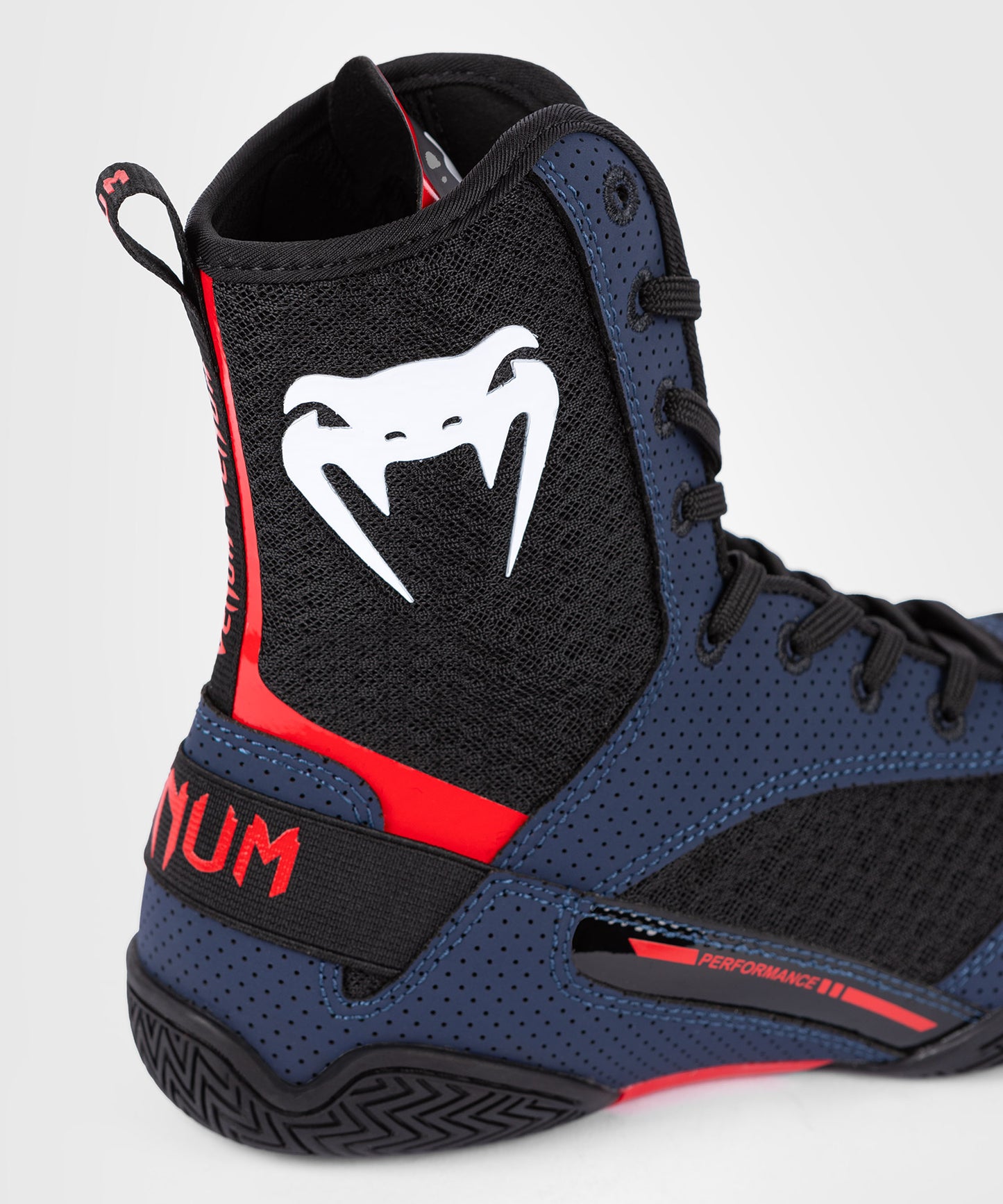 Chaussures de Boxe Venum Elite - Bleu Marine/Noir/Rouge
