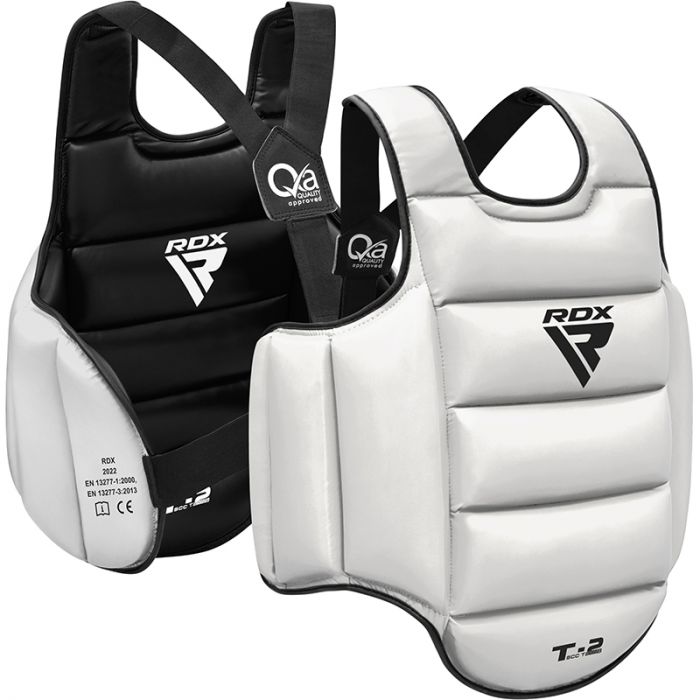 Plastron Semi Contact Reversible T2 Rdx - Noir/Blanc