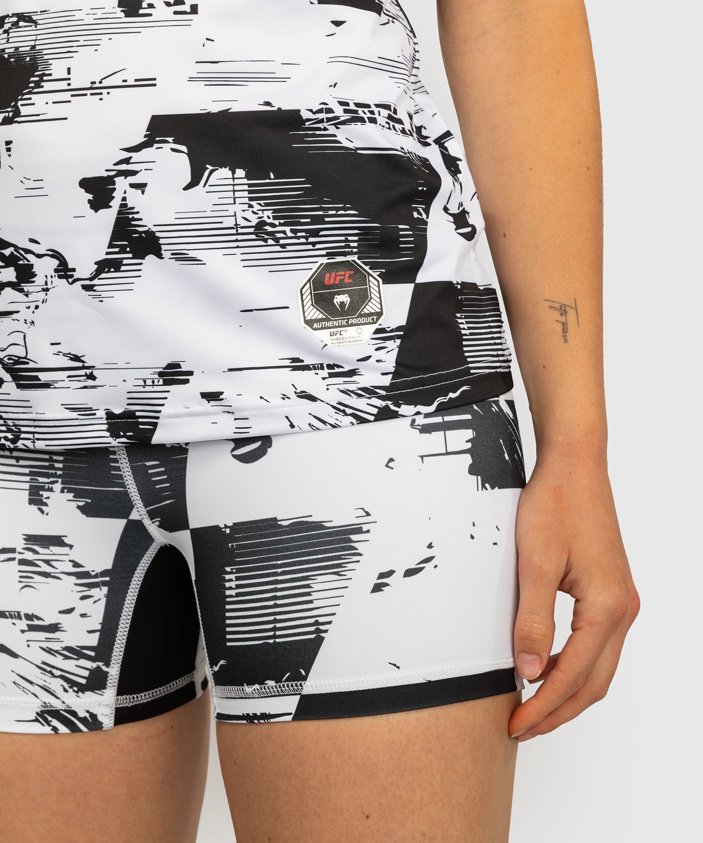 T-shirt manches courtes Performance Femme UFC Zenith by Venum Authentic Fight Week - Blanc