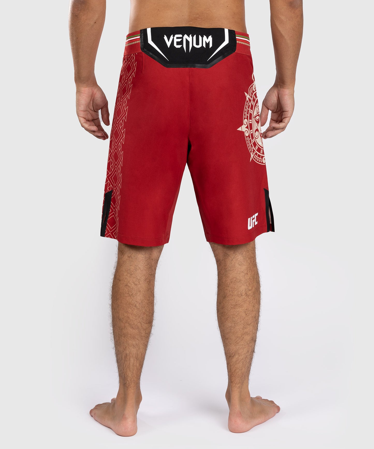 Noche UFC by Venum Authentic Fight Night Herren Kampfshorts - Lange Passform - Rot
