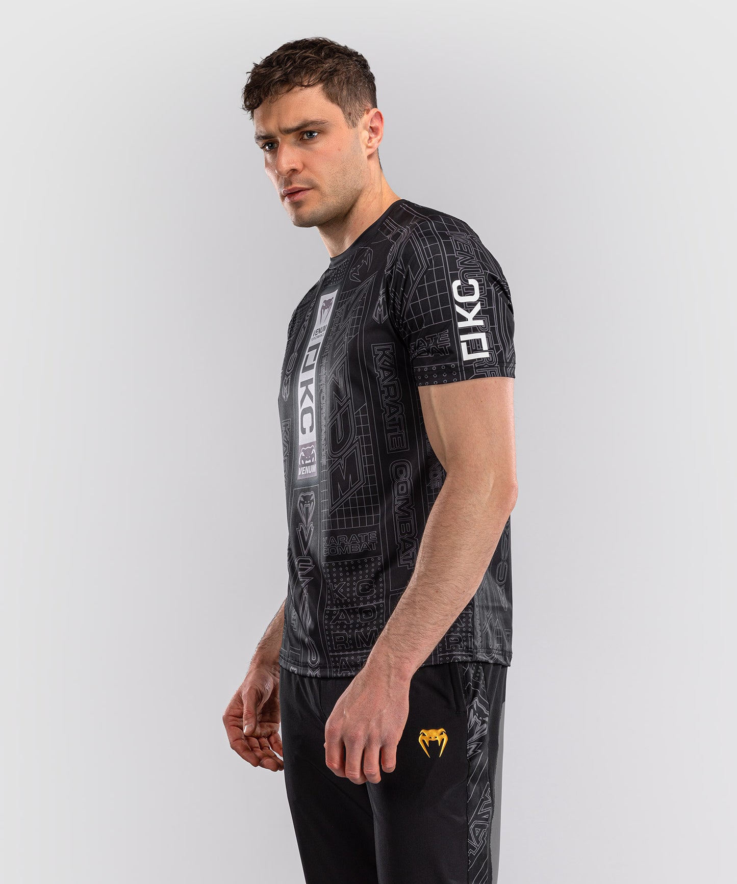 Karate Combat by Venum Maglietta Dry Tech – Nero/Grigio