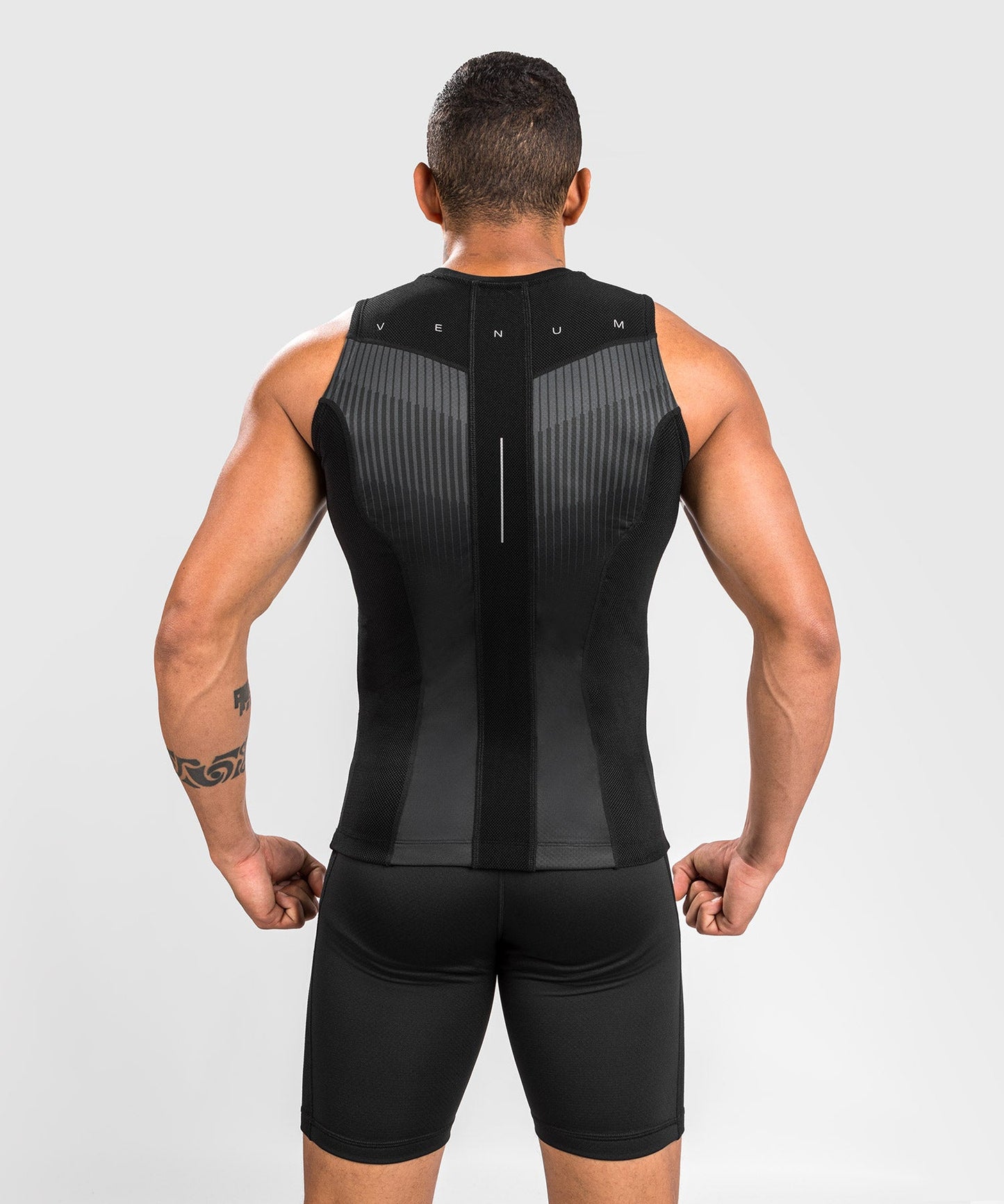 Venum Biomecha Sleeveless Rashguard - Black/Grey