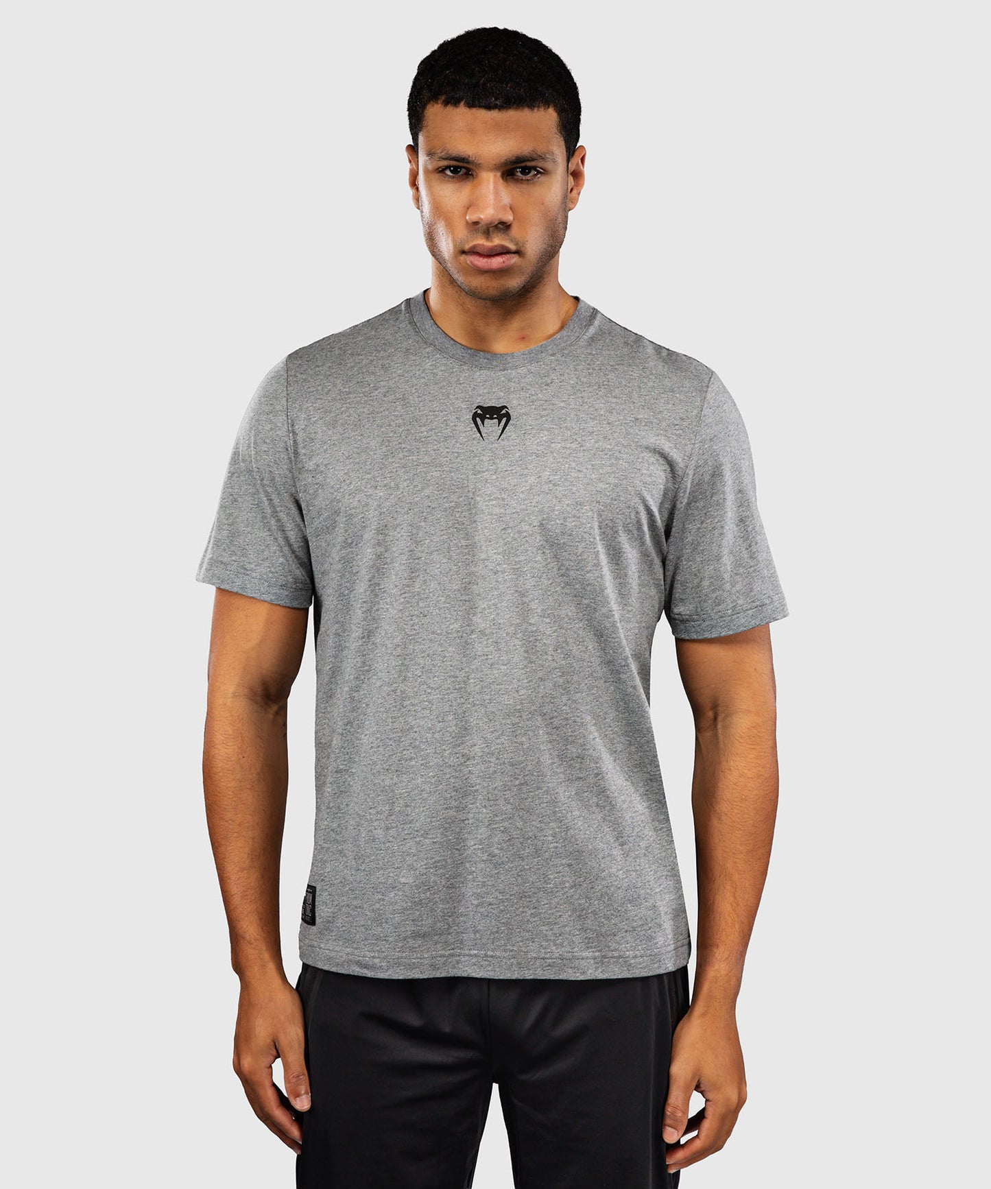 Venum Fight Icon T-Shirt aus Baumwolle - Mélange Grau