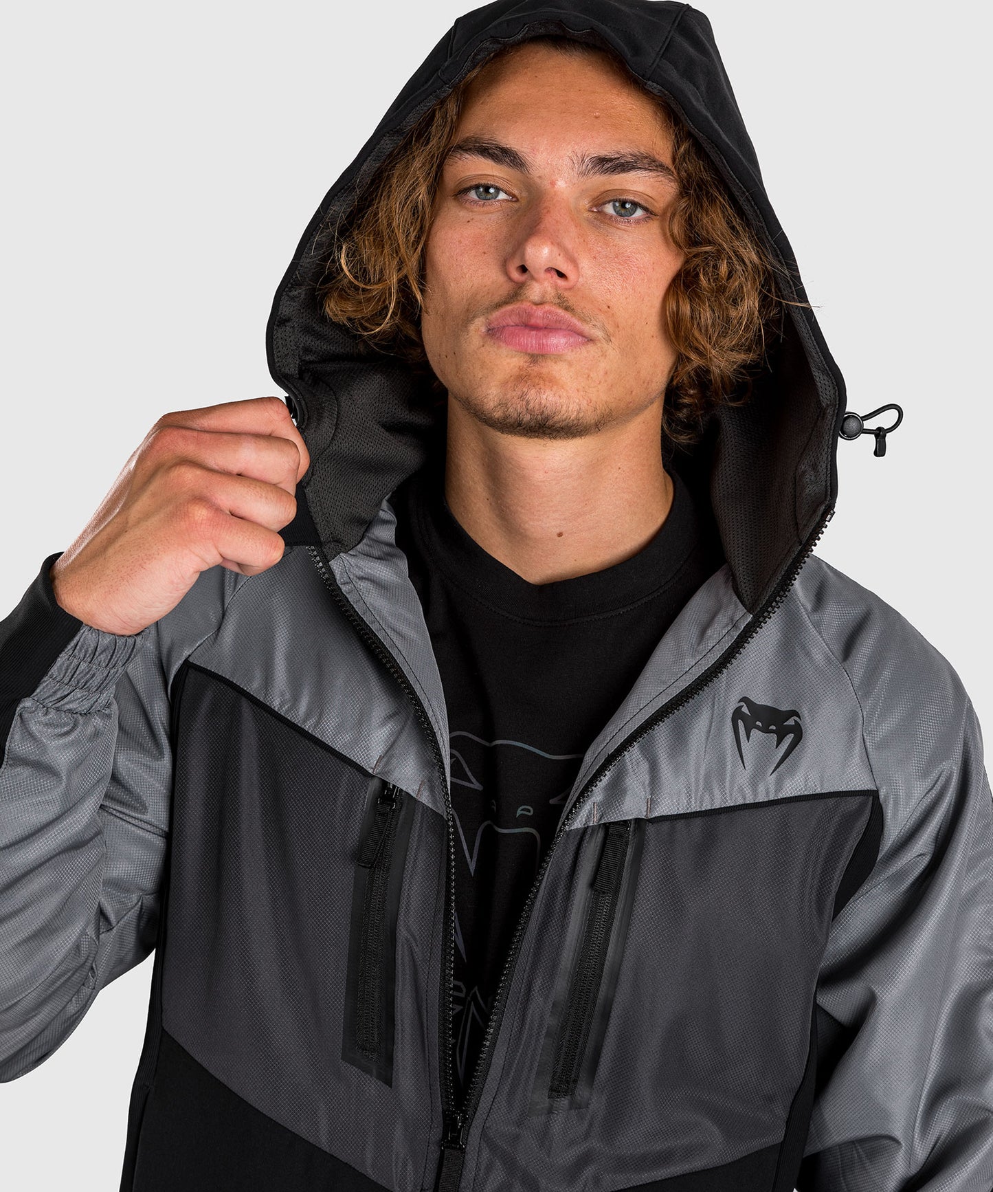 Venum Laser 3.0 Trainingsjacke - Schwarz/Grau