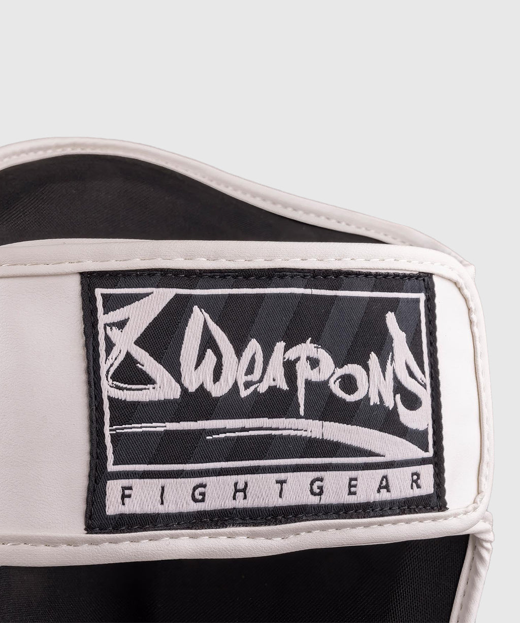 8 Weapons Unlimited 2.0 Shin Guards - Black/White