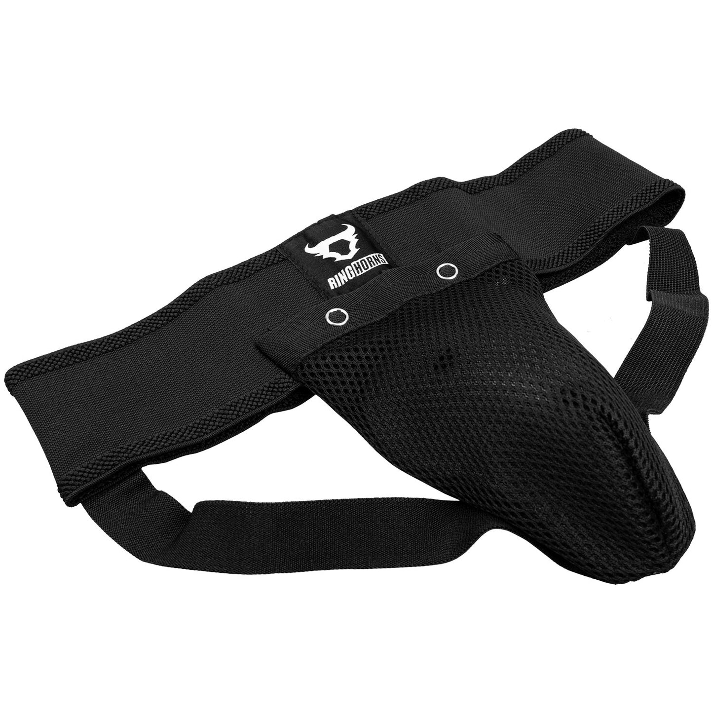 Ringhorns Charger by Venum Kids Tiefschutz und Suspensorium – Schwarz