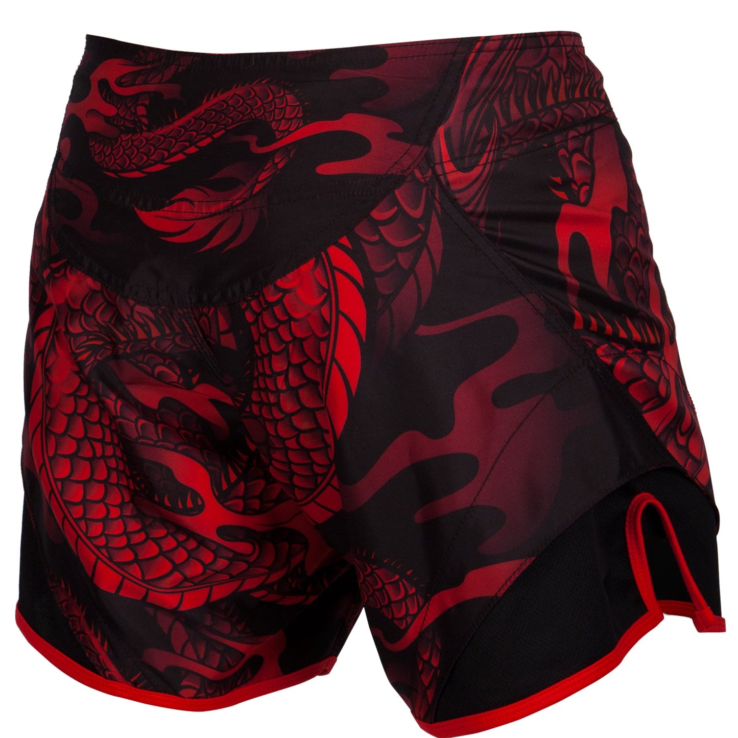 Venum Dragon's Flight short fightshorts - Black/Red