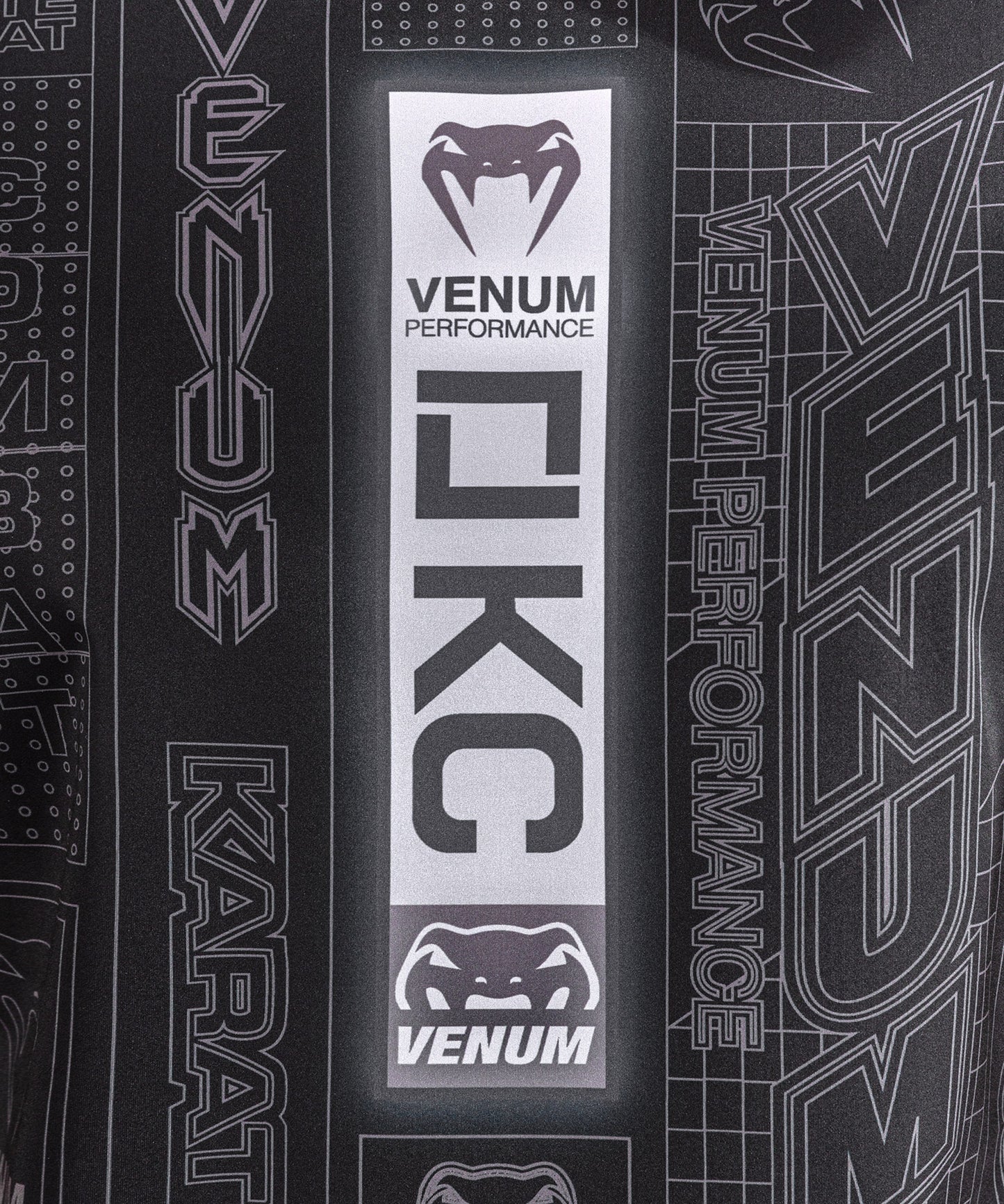 Karate Combat by Venum Maglietta Dry Tech – Nero/Grigio