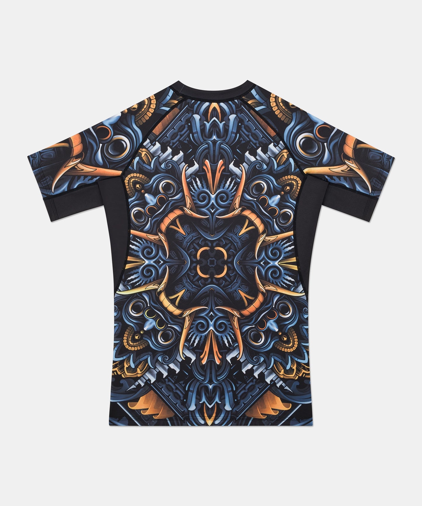 Manto Barong Kurzarm-Rashguard - Schwarz