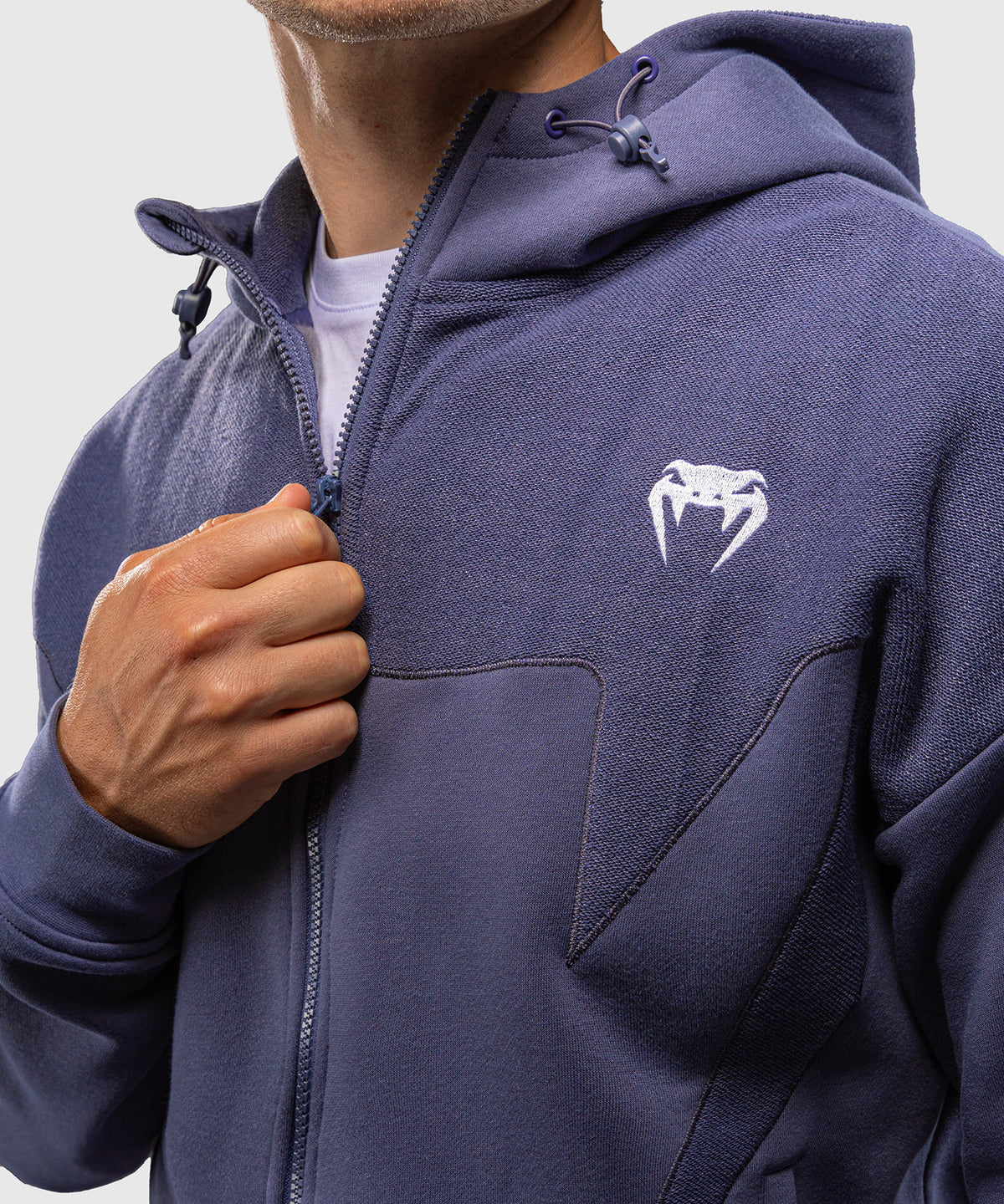 Venum Attack Fleece & Weave Trainingsjacke - Blau