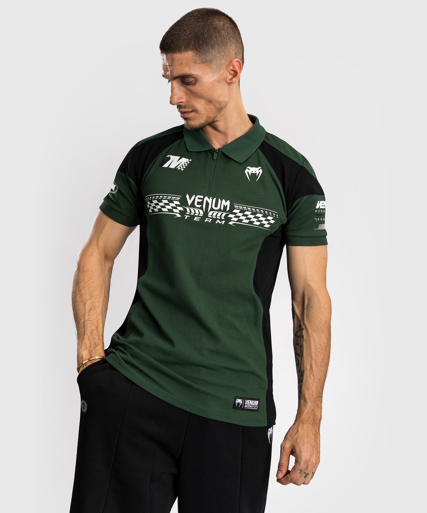 Polo en Coton Venum Motorsport - Vert Profond