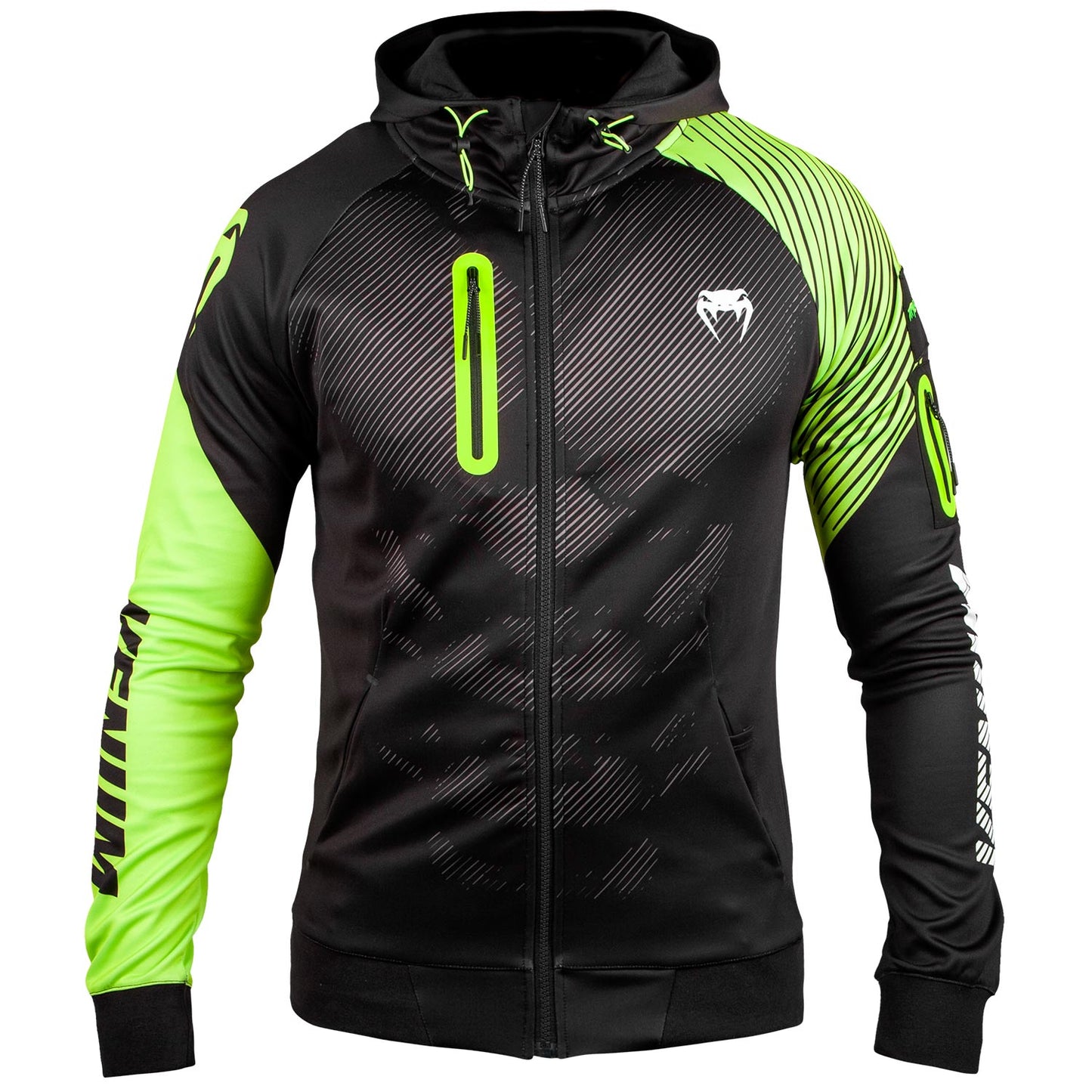 Venum Training Camp 2.0 Hoodie - Black/Neo Yellow