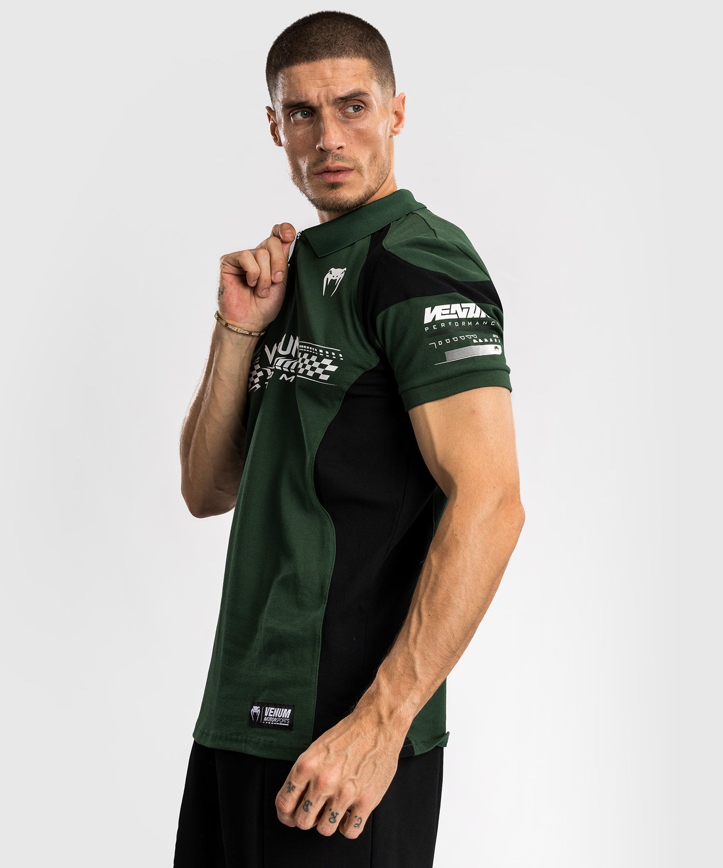 Polo en Coton Venum Motorsport - Vert Profond