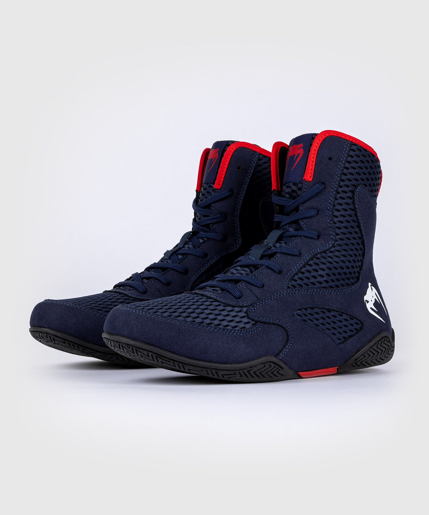 Chaussures de Boxe Venum Contender - Bleu marine/Rouge