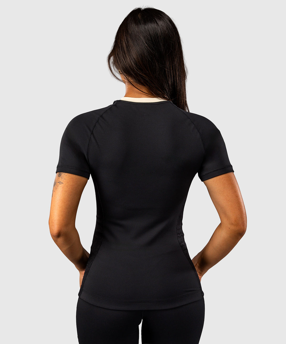 Venum Viper Rashguard de manga corta para mujer - Negro