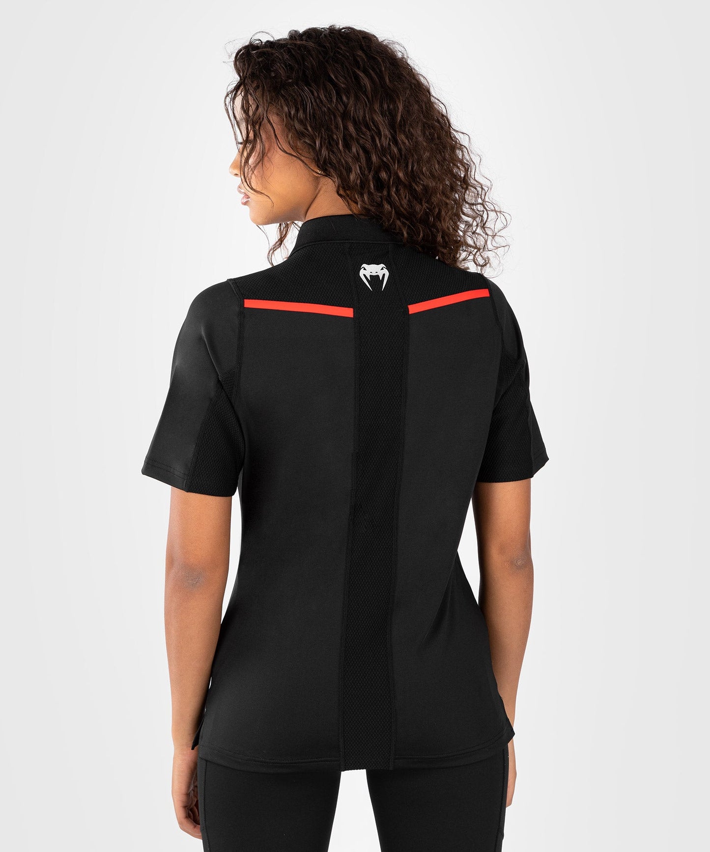 Women's UFC performance polo Venum Performance Institute 2.0 - black/red