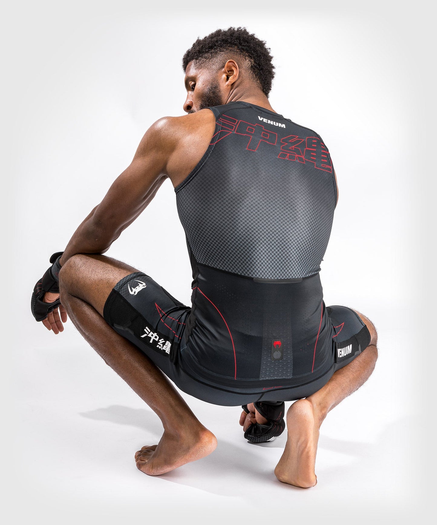 Rashguard Venum Okinawa 3.0 - Sleeveless - Black/Red