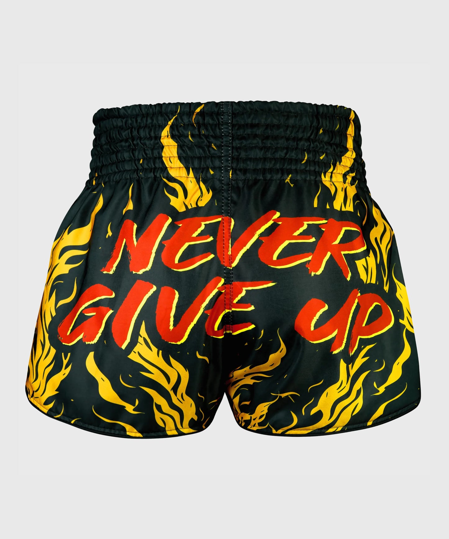 Tuff Retro Style The Gigantic Beast Muay Thai Shorts - Schwarz