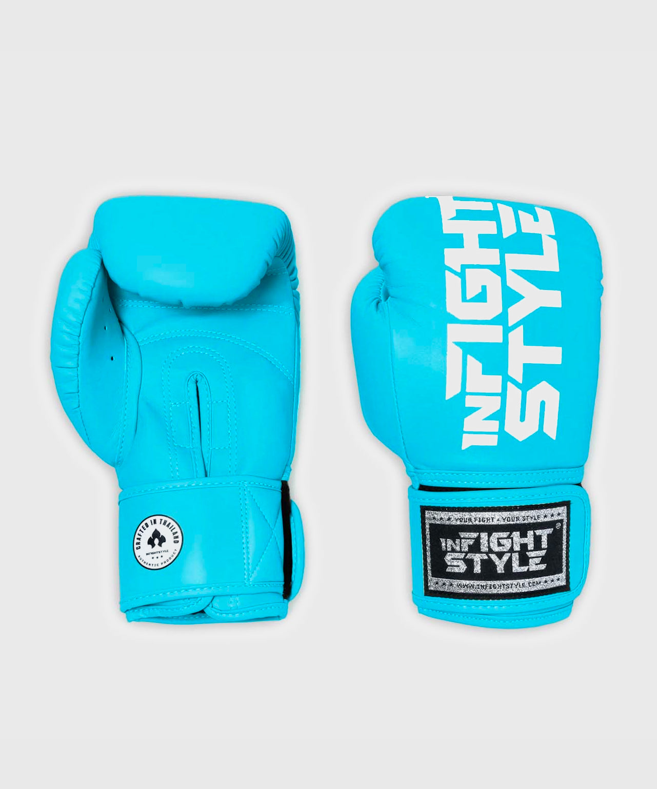 Infightstyle Pro Compact Guantes de Boxeo - Azul Neón