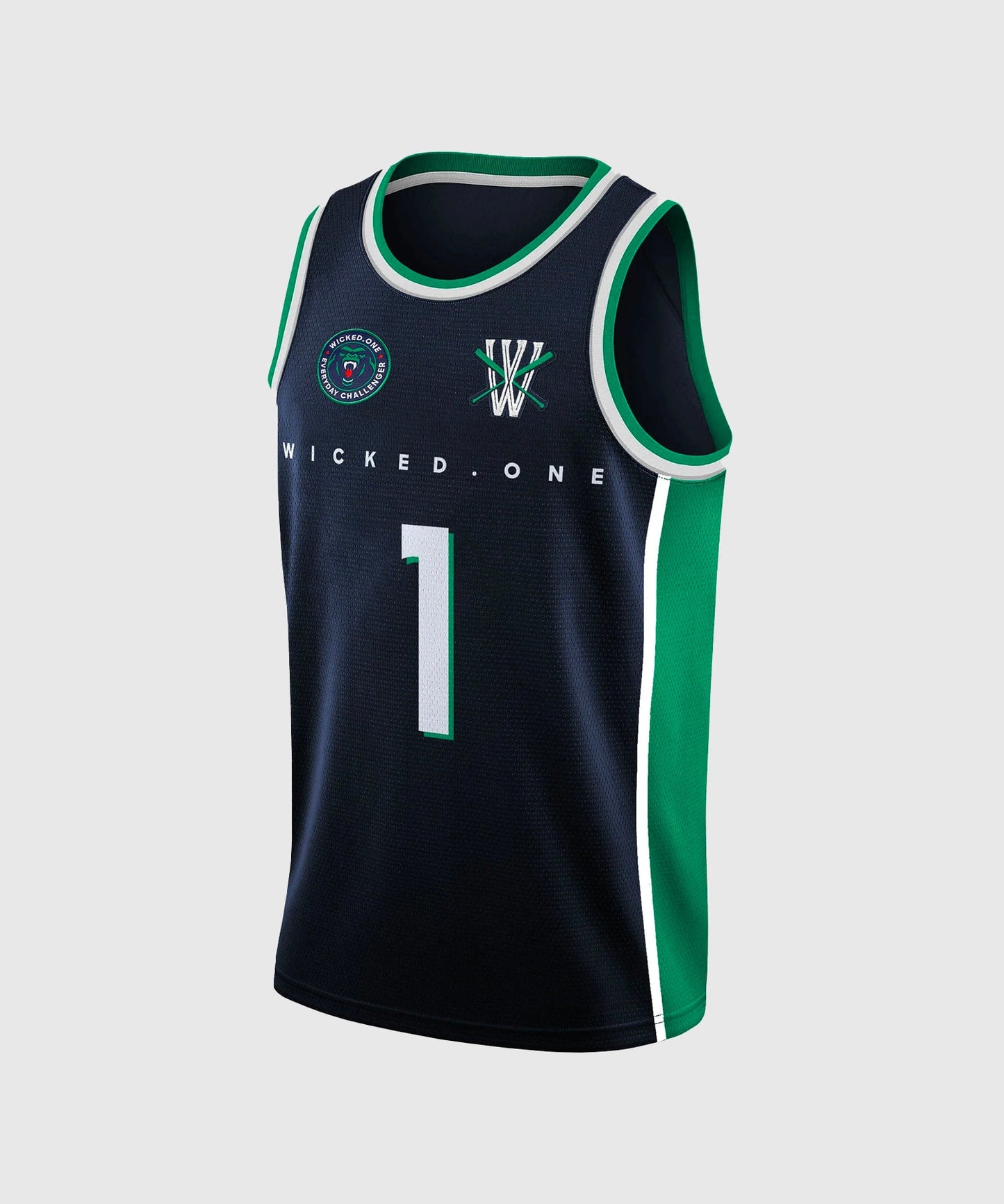 Débardeur Wicked One Whacks - Bleu Navy/Vert