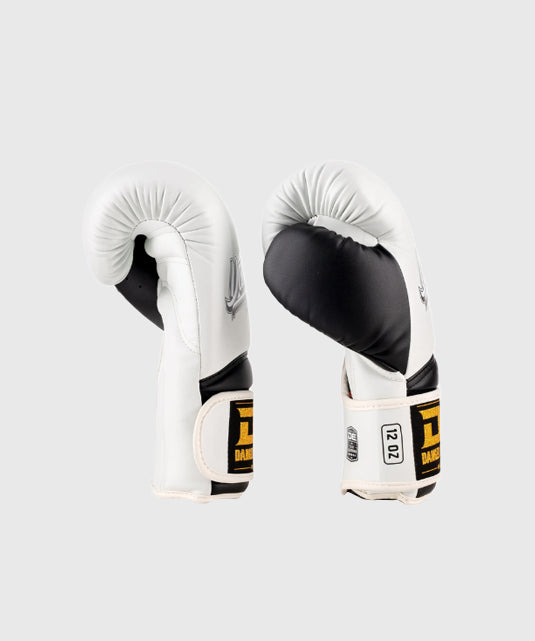 Danger Rocket Boxing Gloves - White/Black