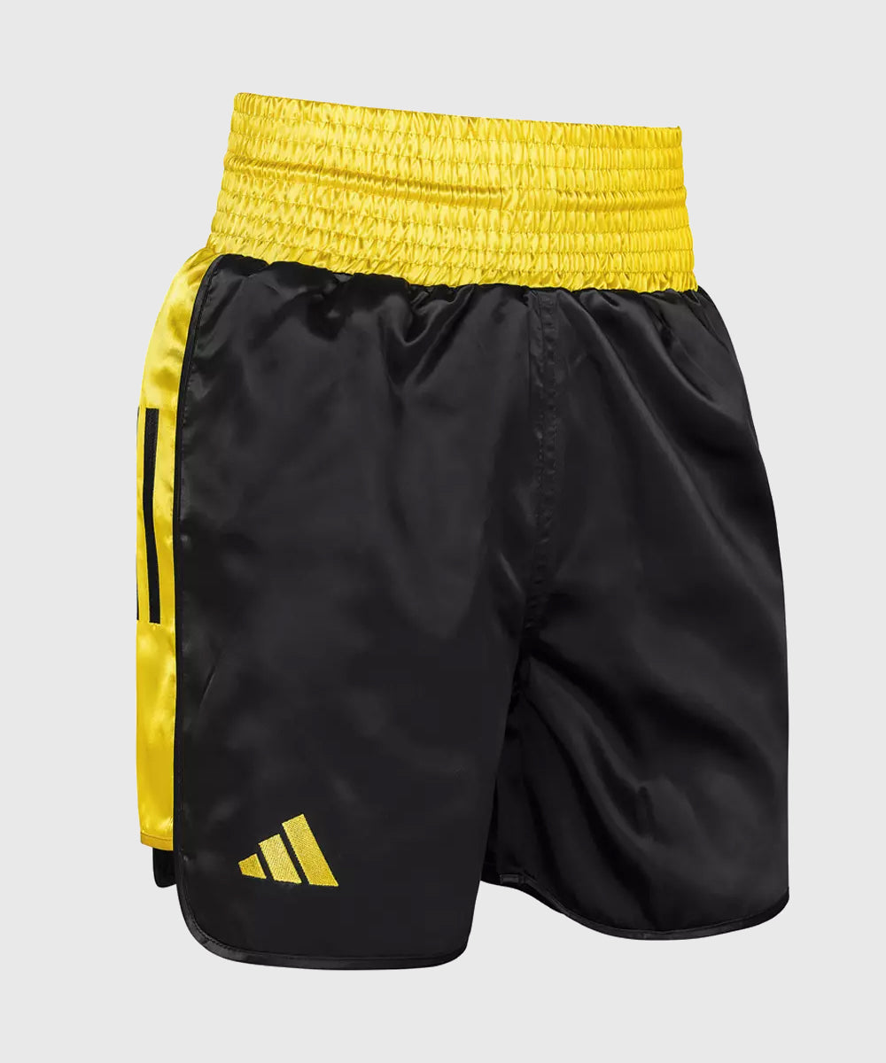 Adidas Pantalón Corto Boxeo Inglés - Negro/Dorado