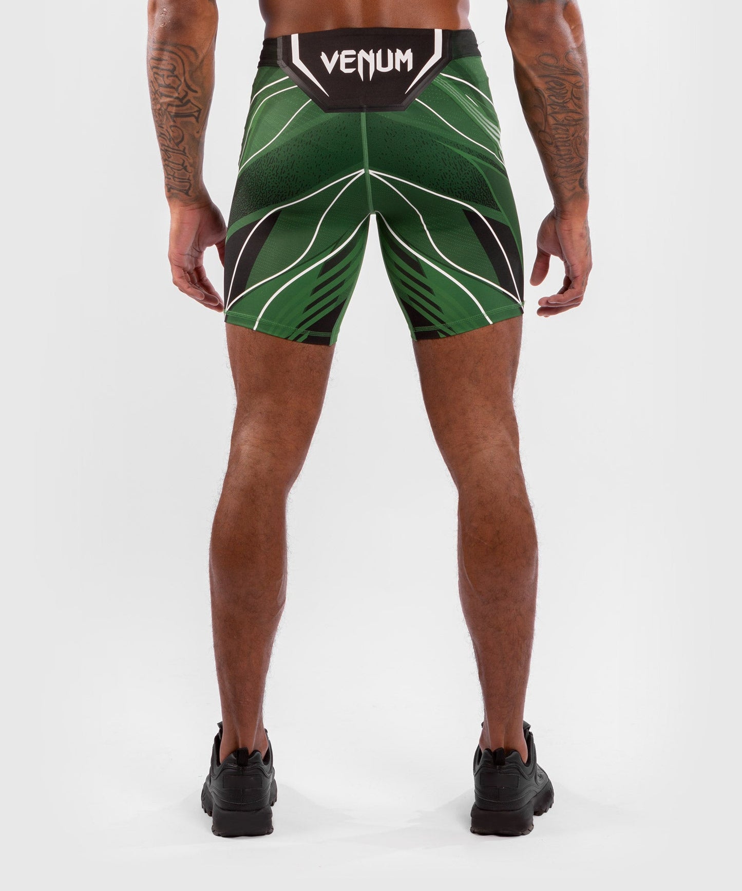 Men's UFC Venum Authentic Fight Night Compression Short - Long Cut - Green